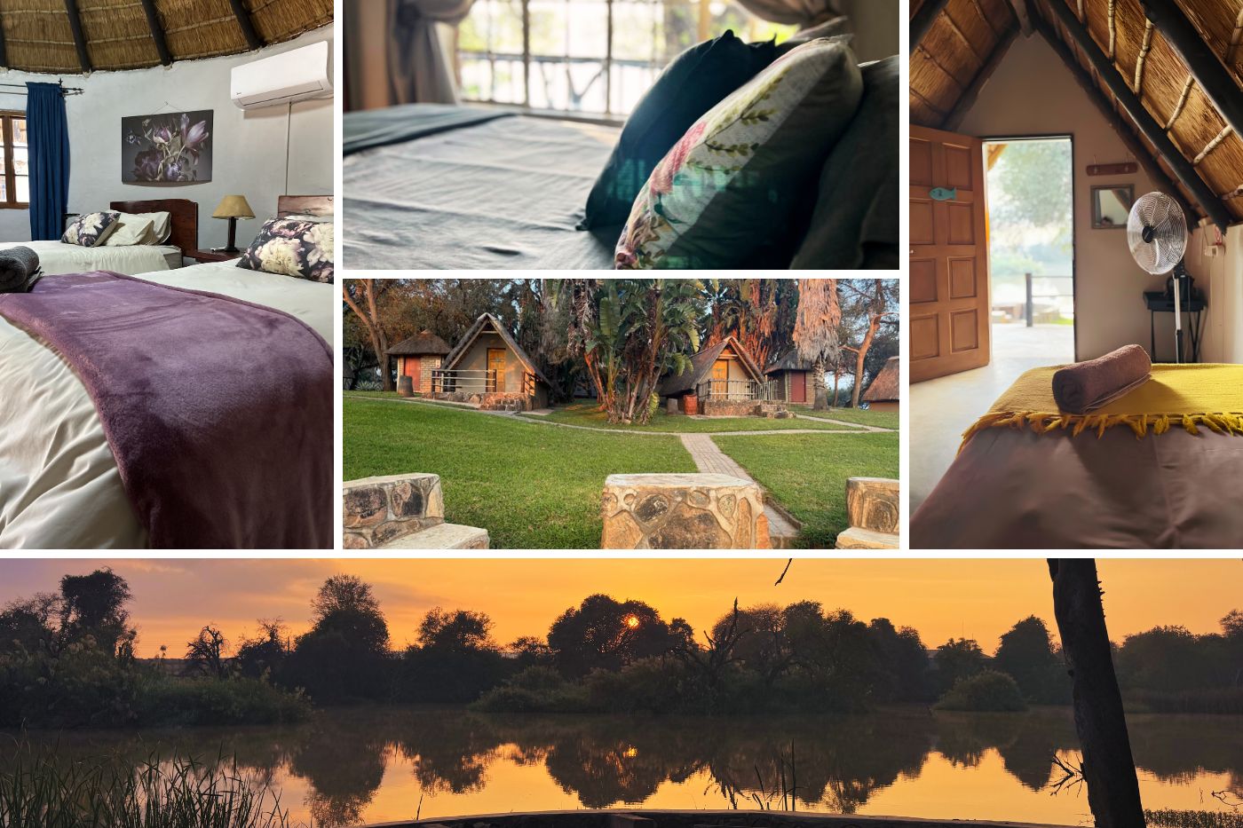Accommodation overview at Makoppas Nest River Lodge